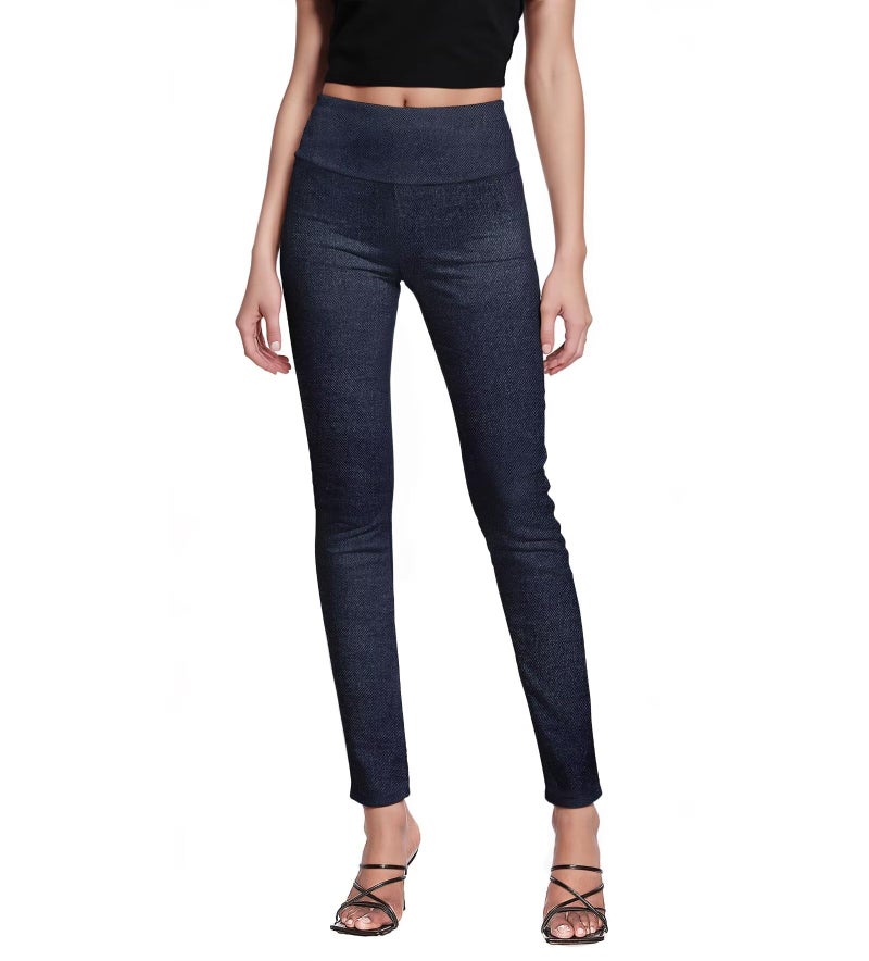 Hybrid & Company Super Comfy Stretch with Full Elastic Waist Pull On Millennium Twill Pant KP44972 Blue M - Image 1