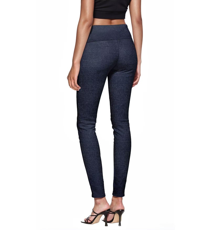 Hybrid & Company Super Comfy Stretch with Full Elastic Waist Pull On Millennium Twill Pant KP44972 Blue M - Image 3