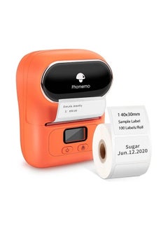 Phomemo M110 Portable Thermal Label Printer Bluetooth Connection Apply For Labeling Shipping Office Cable Retail Barcode