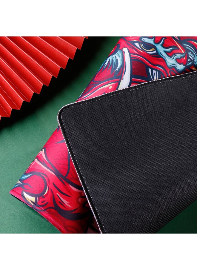 Generic - Cyberpunk Mouse Pad Oversized Computer Multi-Size Thickened Competitive Game Keyboard Pad Lock Edge Cool Table Pad-Color:120X60CM-Pattern:To Map Custom - Image 1