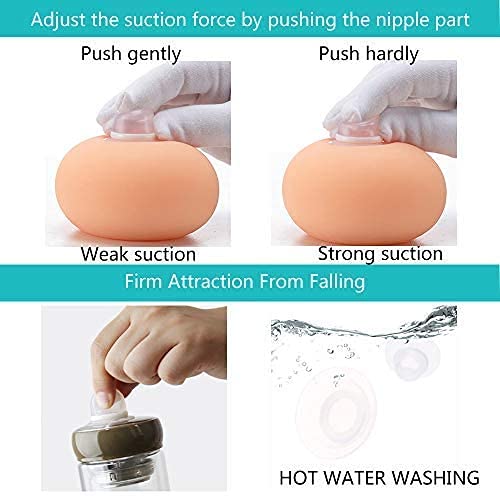 Pnrskter Nipple Corrector for Inverted, Flat and Shy Nipple, Can be Used for Breastfeeding or Women, Softly Wear Day and Night(1 Pair with Travel Case) - Image 3