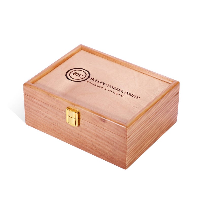 BTC Wooden Box for Gold & Silver Bars – 26 Cards - Image 2