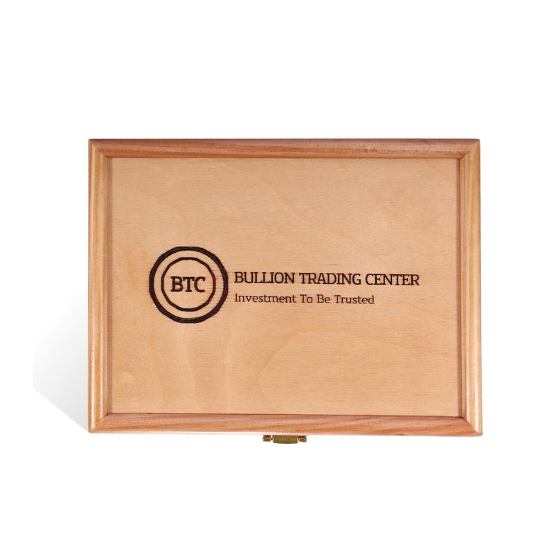 BTC Wooden Box for Gold & Silver Bars – 26 Cards - Image 4