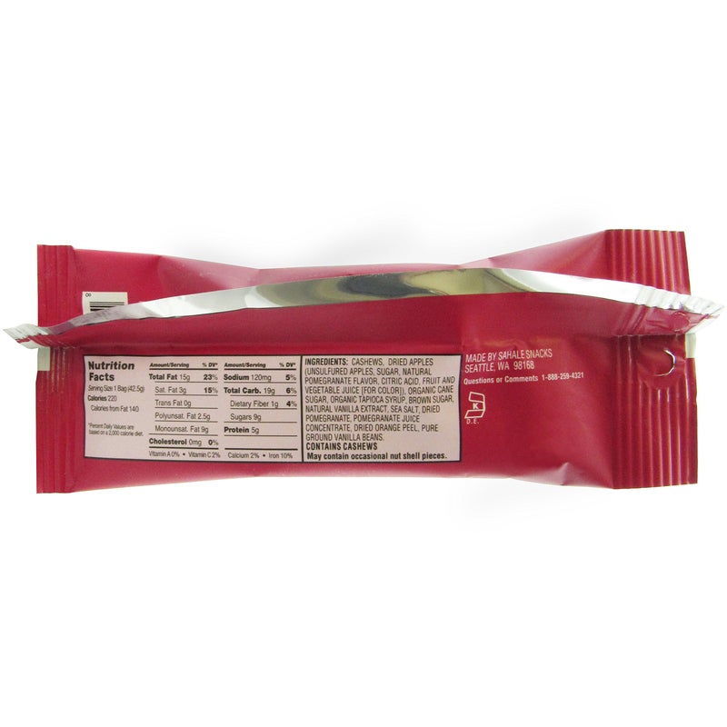 Sahale Snacks Pomegranate Vanilla Flavored Cashews Glazed Mix, 1.5 Ounce (Pack of 9) - Image 4