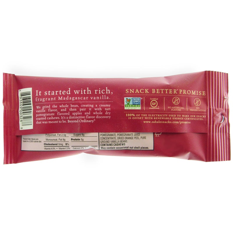 Sahale Snacks Pomegranate Vanilla Flavored Cashews Glazed Mix, 1.5 Ounce (Pack of 9) - Image 3