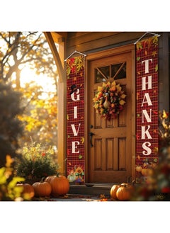 KATCHON KatchOn, Give Thanks Banner for Door - Xtralarge, 72x12 Inch | Thanksgiving Door Banner for Thanksgiving Door Decorations, Happy Thanksgiving Banner for Front Door | Thanksgiving Decorations Indoor  - Image 4