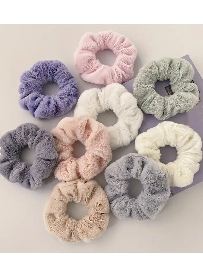 أوريتي 7 قطع أفخم الشعر الكبير صلبة لون ذيل الحصان حامل الشعر المرن حبل الشعر لطيف إكسسوارات الشعر للنساء - Image 4