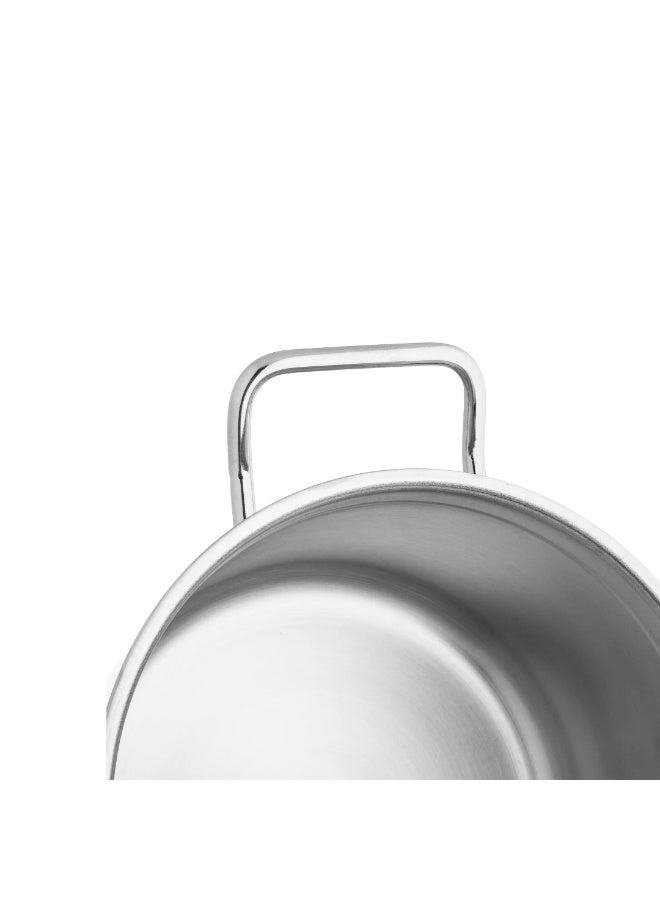 سوفرام قدر طبخ سوفرام استيل تركي غطاء ستيل مقاس 22 سم - Image 4