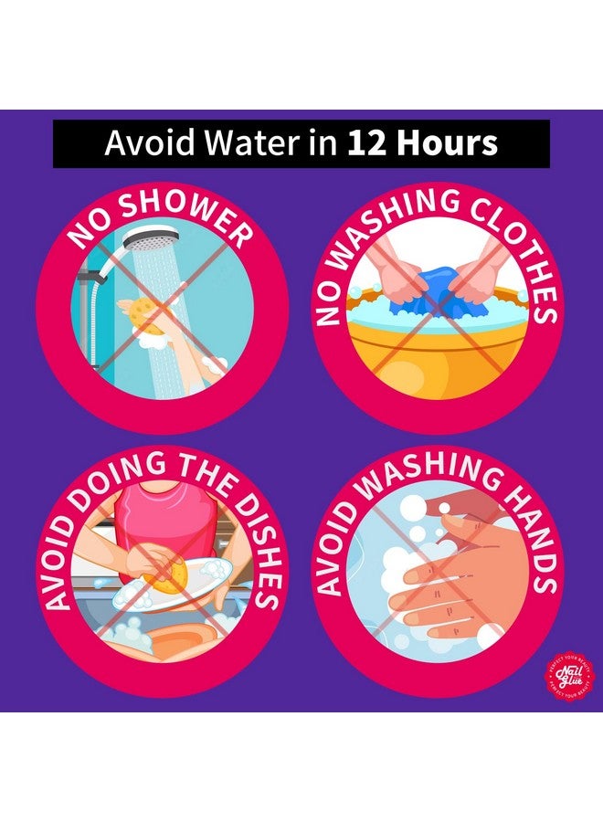 تينيتور غراء الأظافر للضغط على الأظافر، 3 عبوات من أفضل غراء الأظافر لنصائح الجل مع مبرد الأظافر، غراء أظافر قوي للغاية لفرشاة الأظافر المكسورة على غراء الأظافر للضغط على الأظافر - Image 3