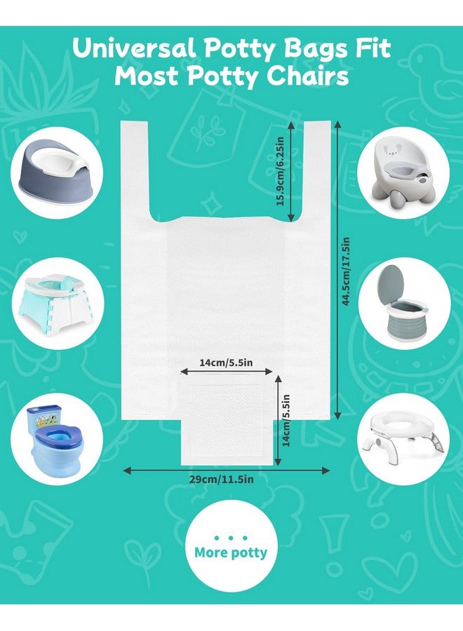 Newnice 36 [Counts] Disposable Potty Bags, Portable Travel Potty Bags with Absorbent Pads, Potty Liners Compatible with OXO Tot 2-in-1 Go Potty, Potty Training Liners Fit Most Potty Chairs - Image 4