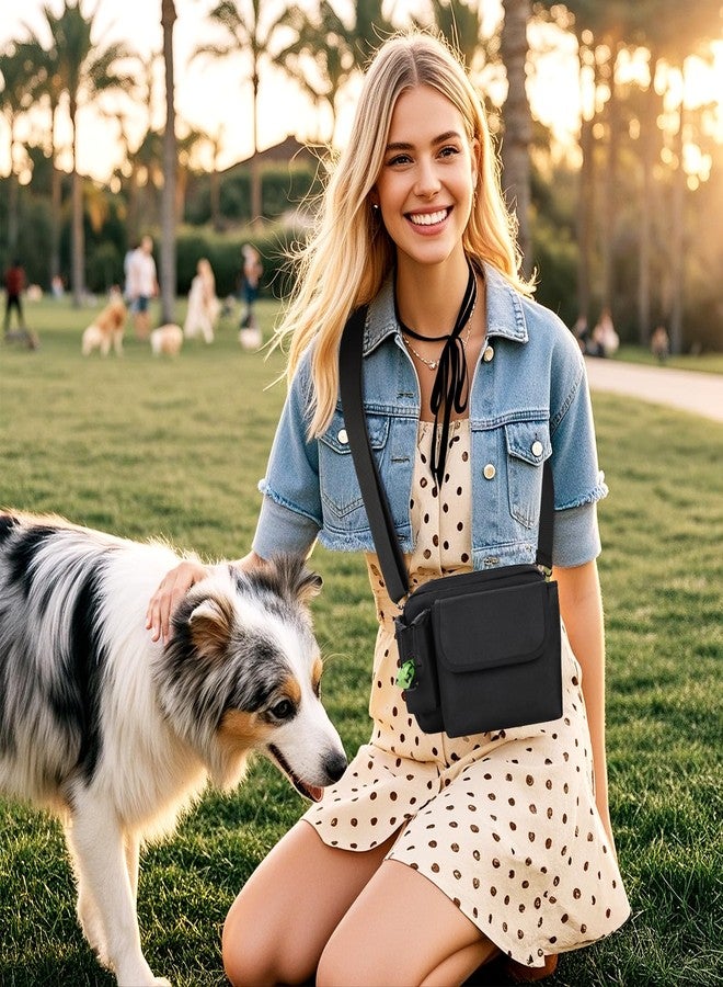 SIDESUGAR Treat Pouches for Pet Training with 4-Cup Silicone Liner & Built in Poop Bag Dispenser Dog Training Treat Pouch with Storage Bag Adjustable Strap Fanny Pack for Dog Walking Puppy Treat Bag - Image 4