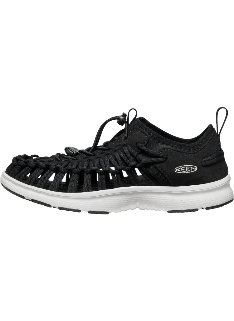 كين WOMEN UNEEK O3 FLAT SANDALS BLACK/STAR WHITE