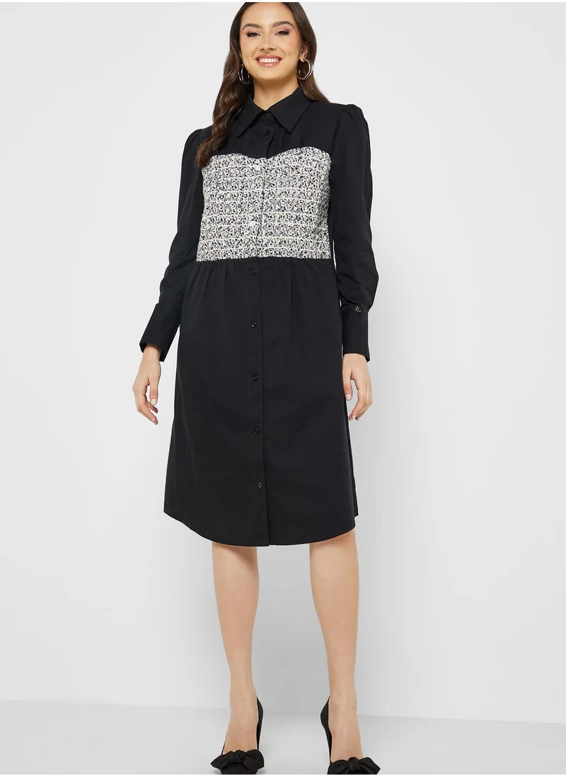 Jovonna London Color Block Knitted Dress