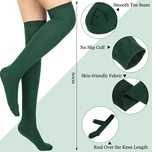 Jadive 5 Pcs Women Elf Renaissance Medieval Dress Traditional Irish Fairy Viking Costume Elf Ear for Halloween Cosplay Party(Small,Green, Black) - Image 3