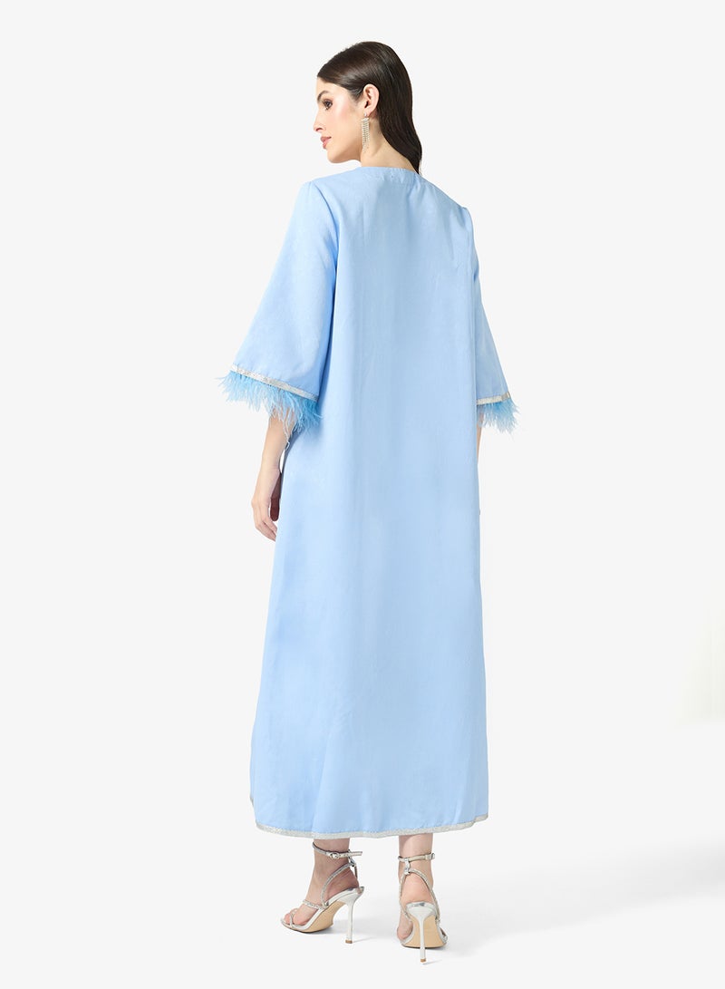 Khizana Embroidered Jalabiya - Image 2
