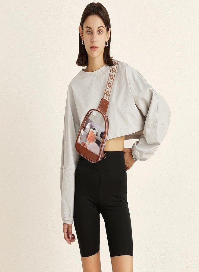 حقيبة كلوسي الشفافة للمناسبات الرياضية، حقيبة كروس شفافة، محافظ صغيرة شفافة - Image 2