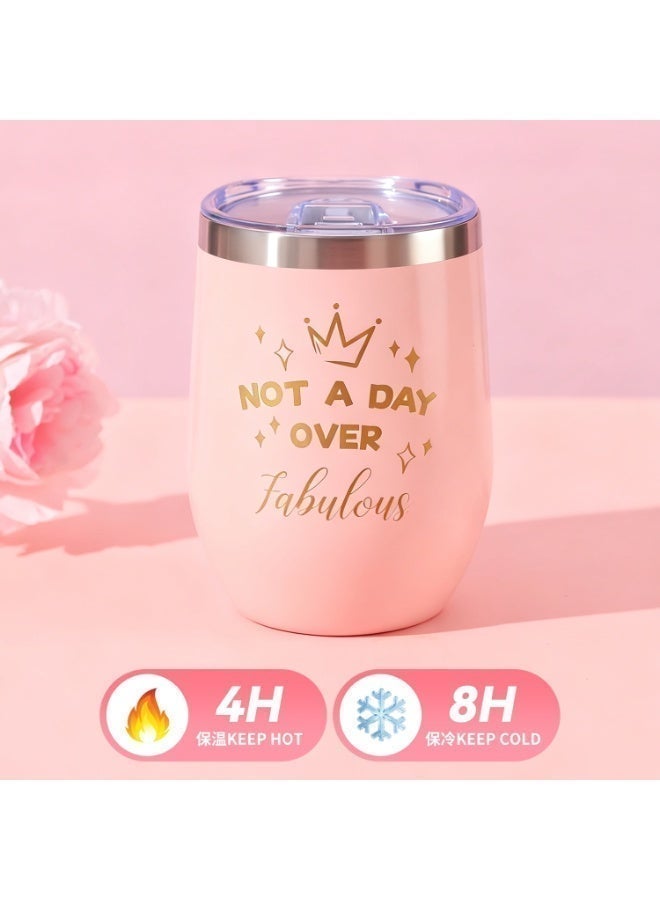 FUREUL Women's Self-Care Gift Set – Mother's Day, Birthday & Holiday Gift Set | 12 soothing spa essentials including a pink water bottle, bear towel, eye mask, dried flower bath bomb, heart-shaped bath bomb, freesia bath bomb, jewel soap and accessories. - Image 3