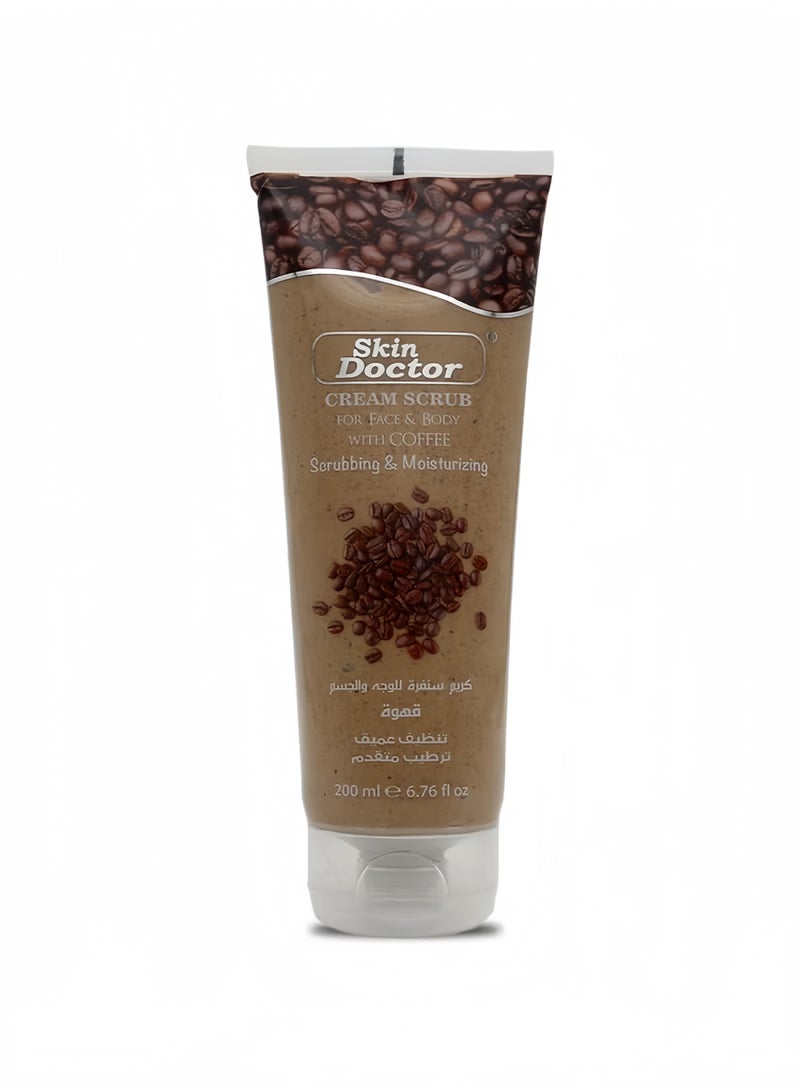 Face & Body Coffee Cream Scrub 200ml