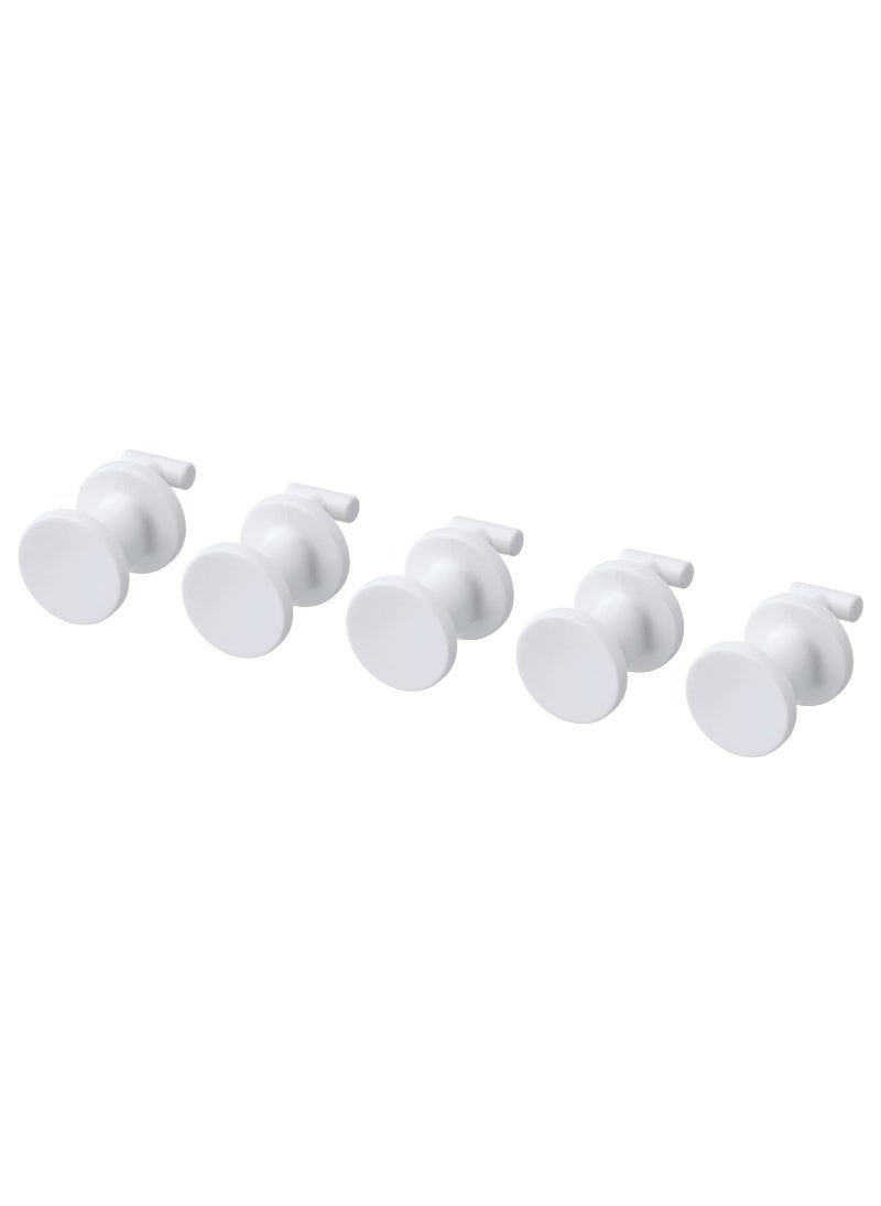 Hook For Pegboard White, 19 Mm