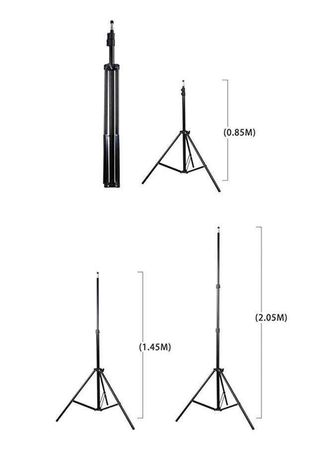 Beauenty - Photo Video Studio Adjustable Background Stand Backdrop Support System Kit with Photography Background Holder Carry Bag - Image 1