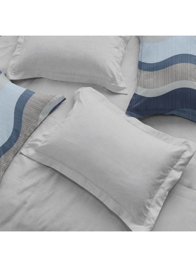 Danube Home Bliss 6 Piece King Comforter Set 240x260 cm Peach | Cotton /Viscos -180 Thread Count Breathable Bedding Sheet And Pillow Cases For Bedroom - Image 3