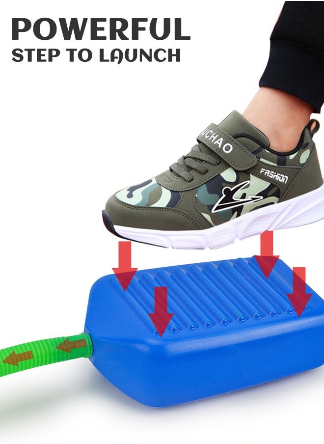 MIXDE Durable Kids Rocket Launcher Toy Includes 6 Air Powered Foam Rockets  - Image 5