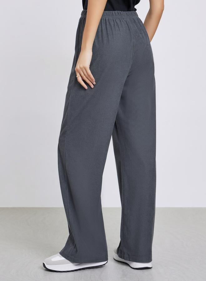 ستايلي بنطال كوردروي بأرجل واسعة - Image 4
