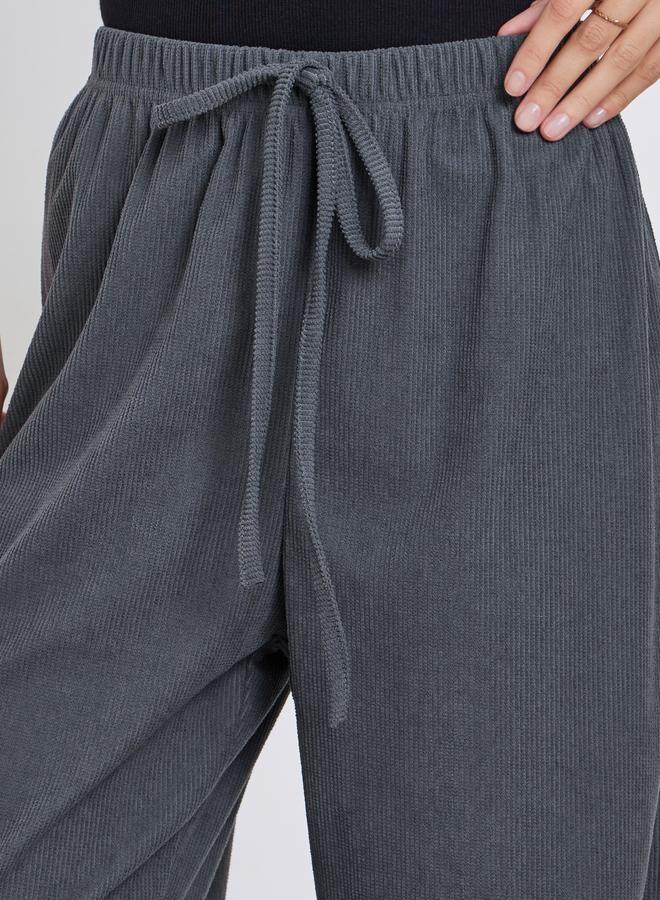 ستايلي بنطال كوردروي بأرجل واسعة - Image 3