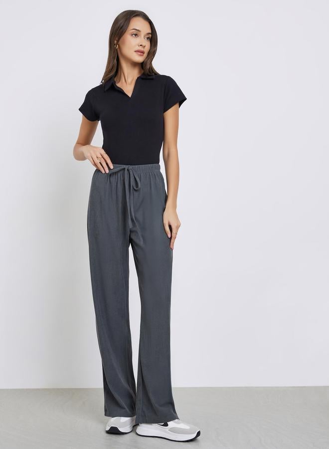 ستايلي بنطال كوردروي بأرجل واسعة - Image 1