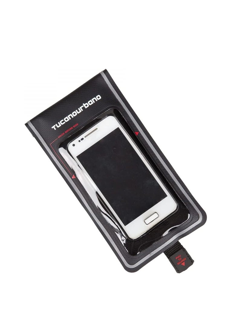 Tucano - Tucano Urbano Unisex Adult Smartphone Holder, Black, One Size - Image 1