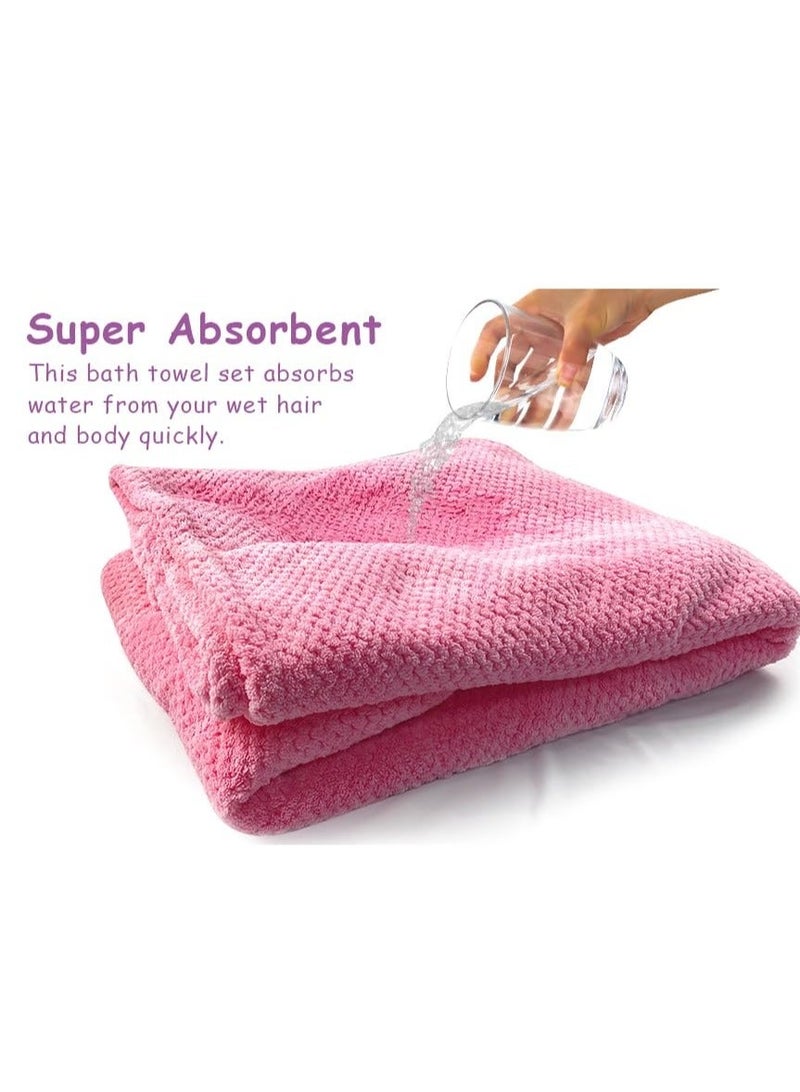 Microfiber Wearable Towel Bath, Ladies Sling Towel Wrap, Bath and Gym Towel, Quick Dry Fleece Bathrobe, Women Shower Wrap Towel with Pocket, Towel Wrap for Women (Size:L) - Image 4
