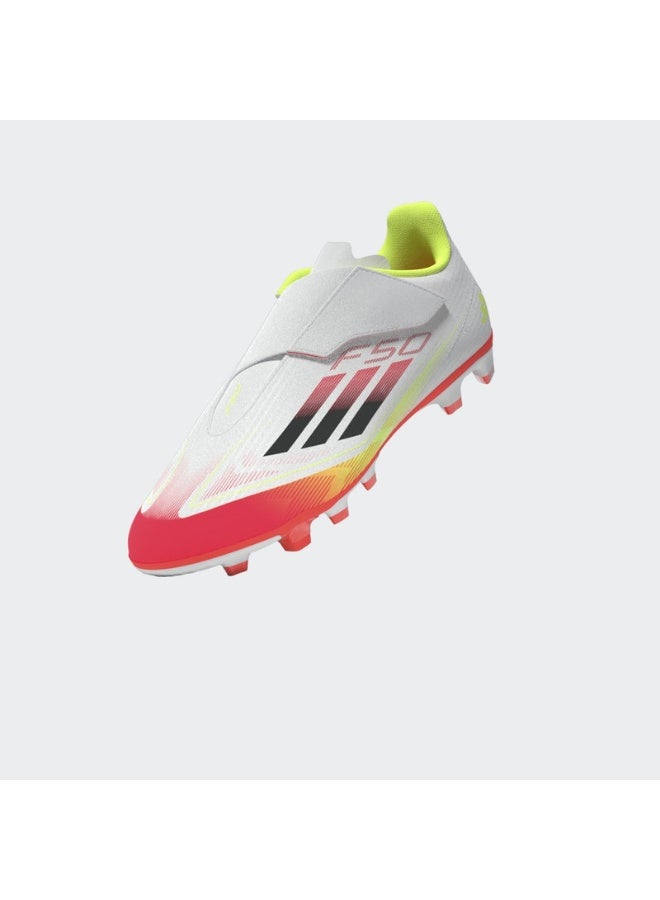 Adidas F50 نادي VEL FG/MG FTWWHT/CBLACK/SYELLO - Image 4