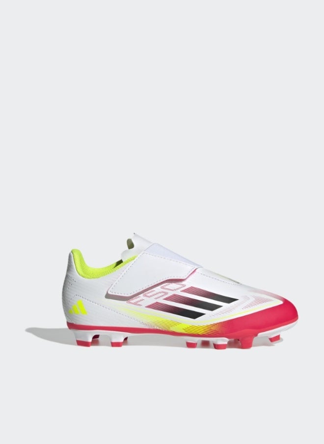 Adidas F50 نادي VEL FG/MG FTWWHT/CBLACK/SYELLO - Image 1
