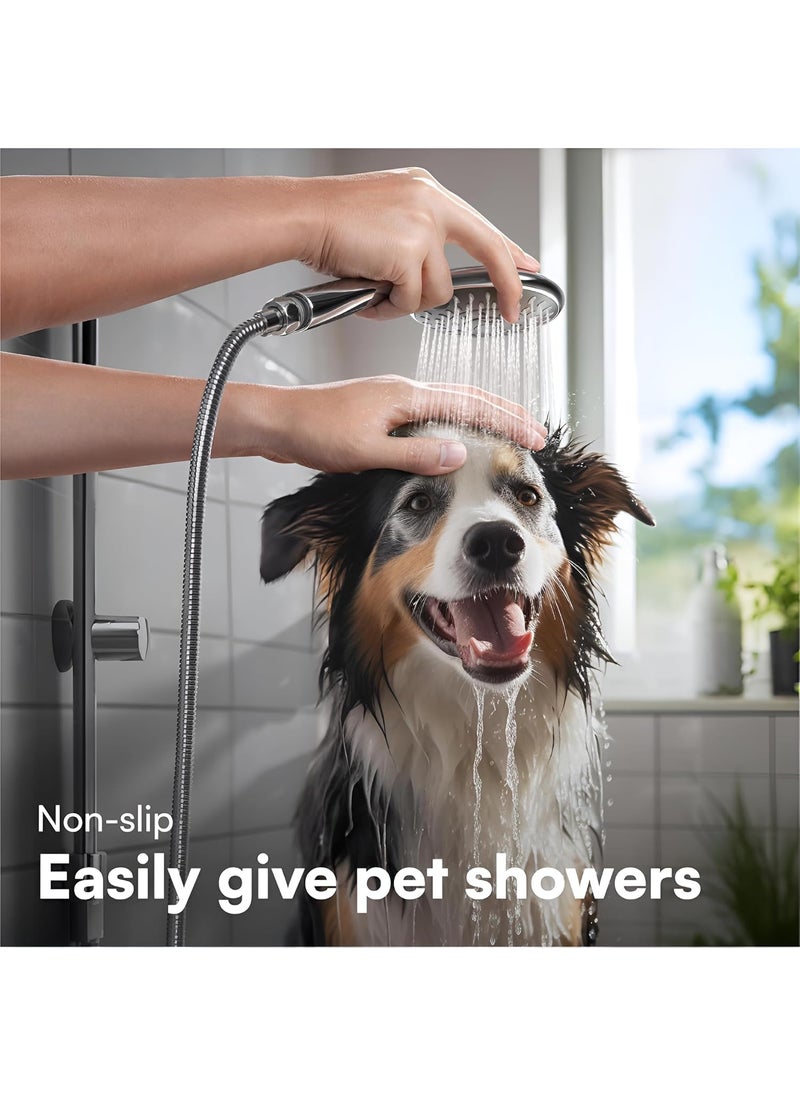 NEW WARE NEW WARE Stainless Steel Matte Plated Flexible Shower Hose tube Hand shower Hose Replacement Shower Tube Health Faucet Tube Flexible Tube Multi Purpose Hose Pipe15 meter  - Image 5