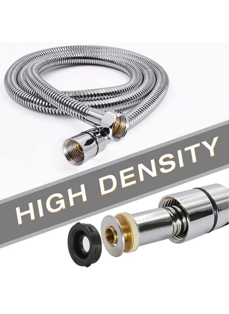 NEW WARE NEW WARE Stainless Steel Matte Plated Flexible Shower Hose tube Hand shower Hose Replacement Shower Tube Health Faucet Tube Flexible Tube Multi Purpose Hose Pipe15 meter  - Image 1