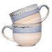 Bosmarlin Large Stoneware Coffee Mug Set of 2, Jumbo Latte Mugs for Office and Home, 16 Oz, Dishwasher and Microwave - Image 2