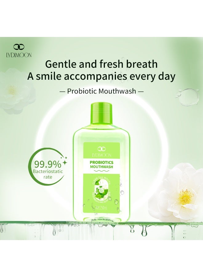LYDIMOON Probiotic Mouthwash | Fresh Breath, Antibacterial & Gum Care 250ml - Image 2