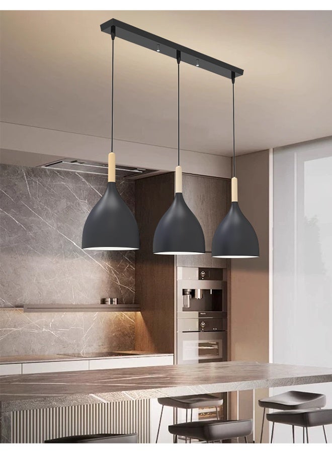 APEX Mid Century Chandelier Modern Ceiling Lighting Adjustable Industrial Mount Pendant Light Fixture For Kitchen Living Dining Room Bedroom Foyer - Image 2