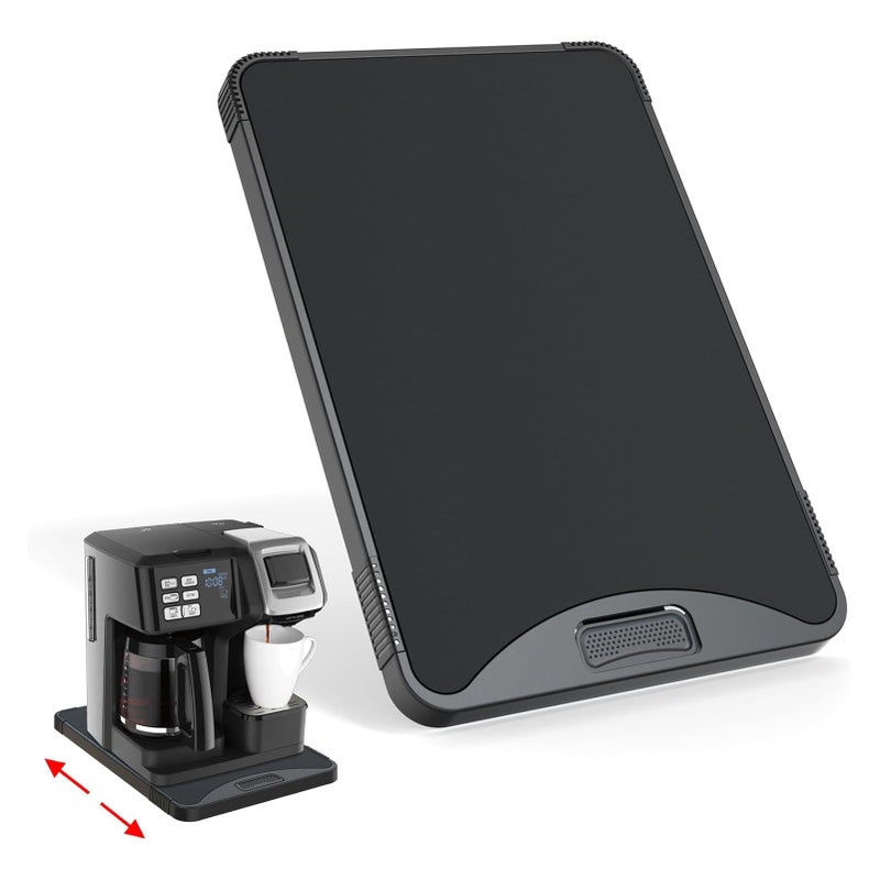 ARGOMAX Appliance Rolling Tray Coffee Maker Slider coffee pull out tray sliding coffee maker tray Suitable for coffee machines air fryers and other appliances 103 W  153D
