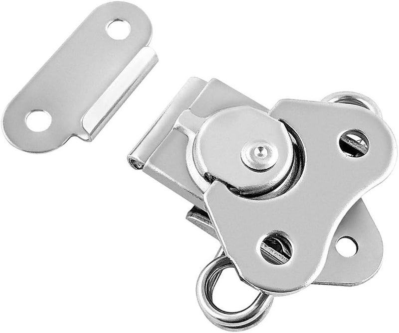 QWORK Heavy Duty Stainless Steel Latch for Flight Cases and Equipment Boxes, 4 Pack 2" x 1-1/2", High Working Loads, Excellent Anti-Corrosion - Image 2