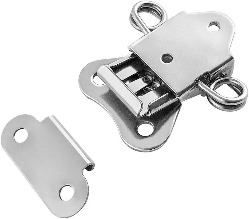 QWORK Heavy Duty Stainless Steel Latch for Flight Cases and Equipment Boxes, 4 Pack 2" x 1-1/2", High Working Loads, Excellent Anti-Corrosion - Image 4