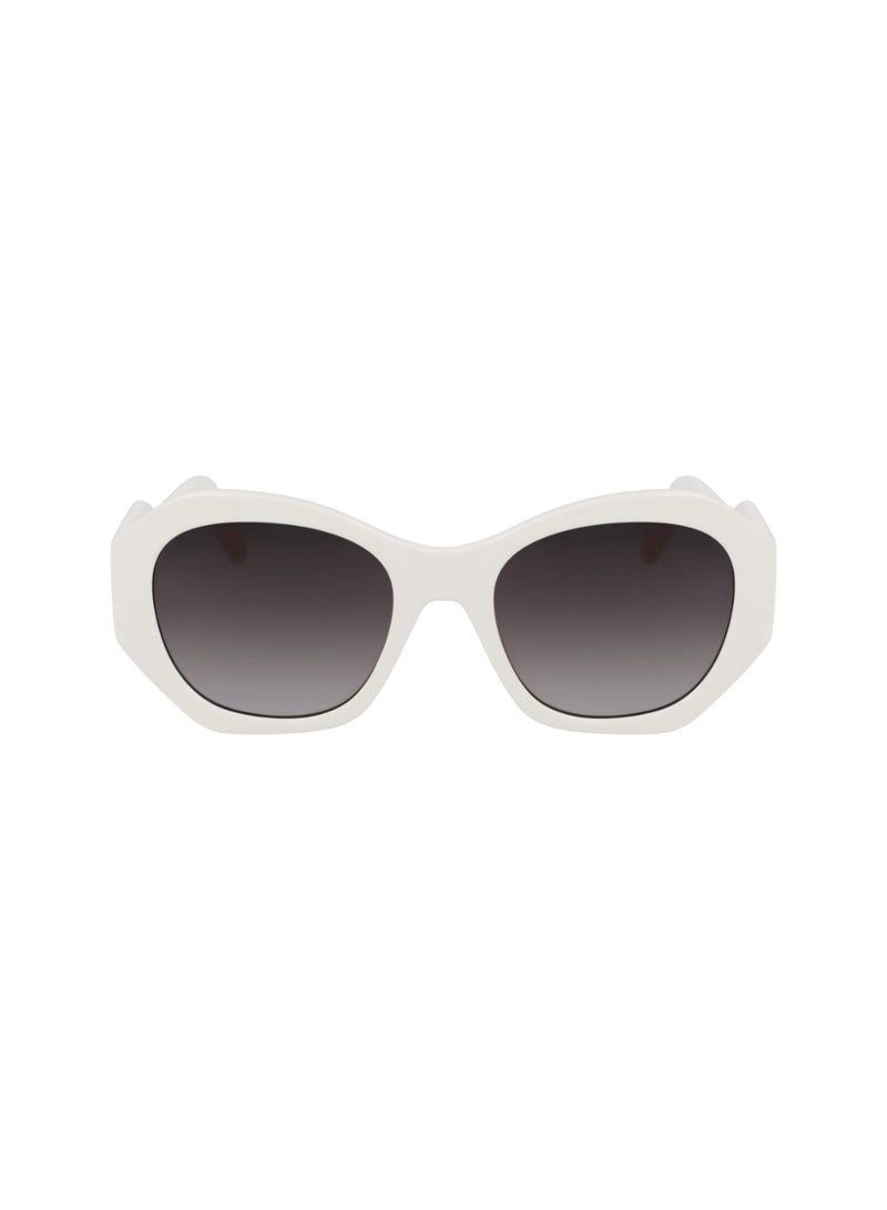 Karl Lagerfeld FULL RIM REC INJ-RPET INJECTED KARL LAGERFELD SUNS KL6146S 5420 (105) WHITE - Image 2