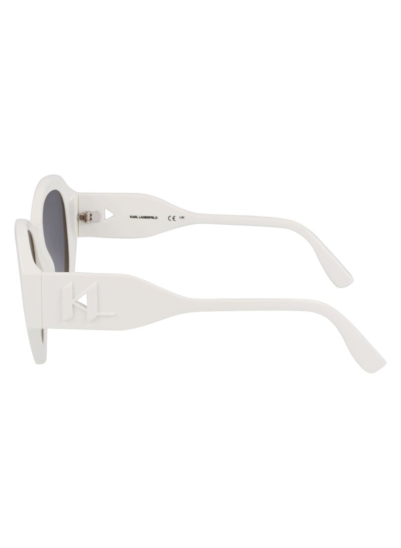 Karl Lagerfeld FULL RIM REC INJ-RPET INJECTED KARL LAGERFELD SUNS KL6146S 5420 (105) WHITE - Image 4