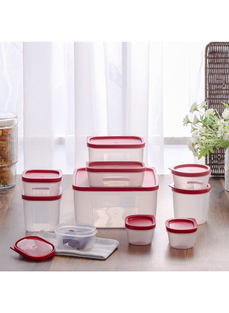 DANUBE HOME Kitchen Essentials 10-Piece Food Storage Container Set - Durable Jars for Pantry, Spice, Coffee Storage, BPA-Free, Leak-Proof, Kitchen Organization Solution - Image 4