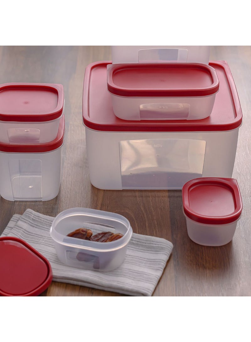DANUBE HOME Kitchen Essentials 10-Piece Food Storage Container Set - Durable Jars for Pantry, Spice, Coffee Storage, BPA-Free, Leak-Proof, Kitchen Organization Solution - Image 3
