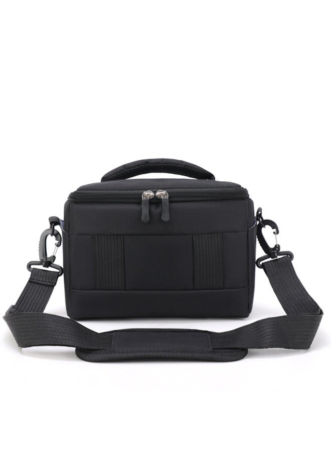 SLR Camera Bag Micro Single Bag Travel Photography Bag Single Shoulder Single Room Backer Outdoor Bag Cross-body Bag Small Square Bag Storage Bag-Color:Grey  - Image 5