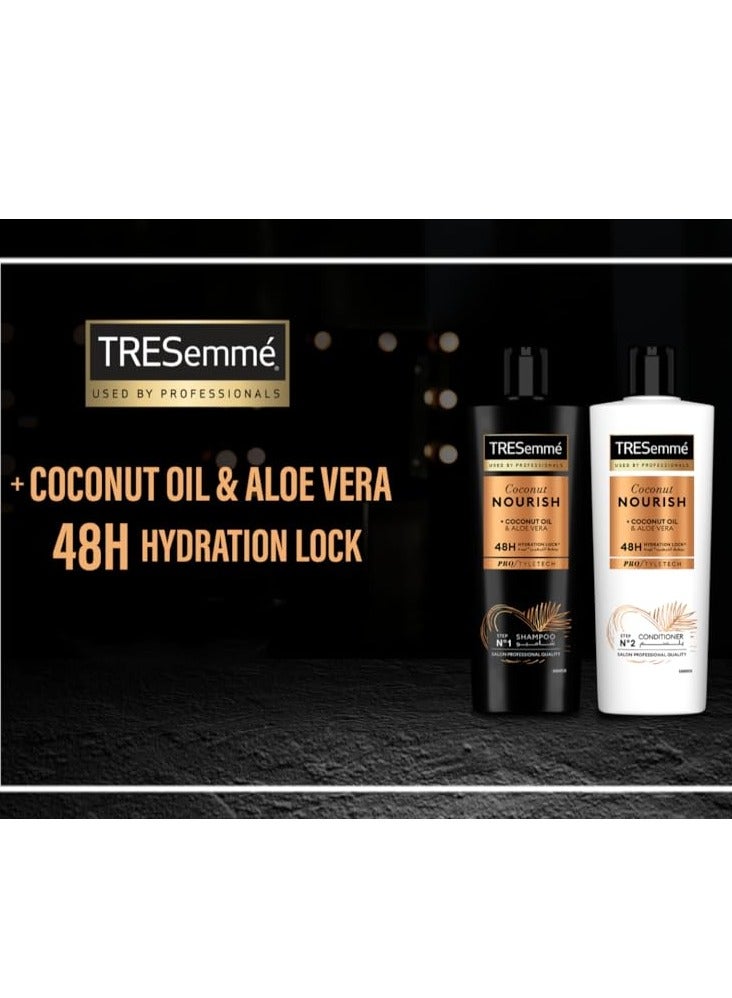 تريزيميه تريسمي شامبو بزيت جوز الهند والصبار - 400 مل +تريسمي  بلسم - 400 مل - Image 2