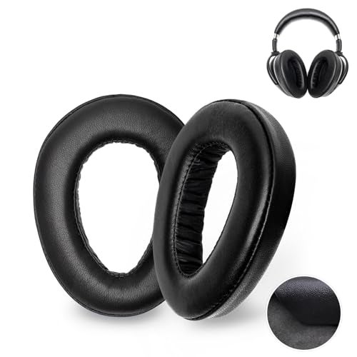 Voarmaks Sheepskin Real Leather Foam Cushion Ear Pads Compatible with Sennheiser PXC550 PXC550's 550-II MB 660 PXC 480 Series Headphone Replacement EarPads - Image 1