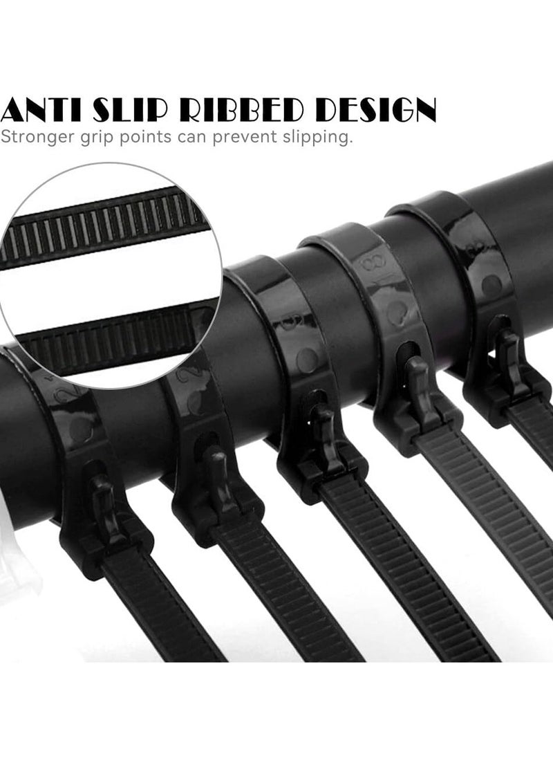 Oasisgalore 100PCS Reusable UV-Resistant Cable Ties for Cable Management and Gardening  - Image 5