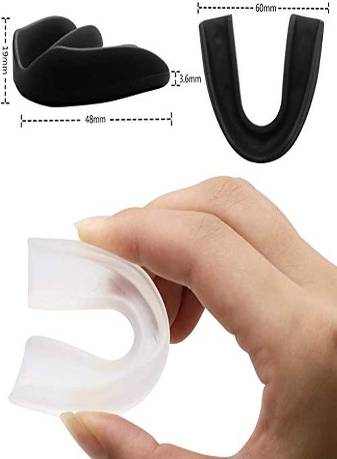 DRANGE Mouth Guard/Gum Shield - for boxing, MMA, rugby, muay thai, hockey, judo, karate martial arts and all contact sports Pack of 10 (Clear (White)) - Image 4